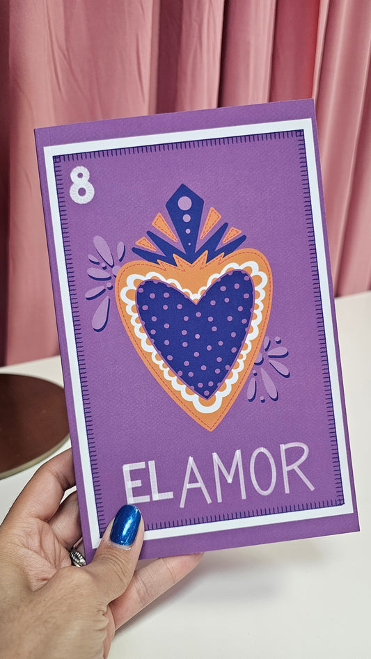Lotería Corazón Blank Journal