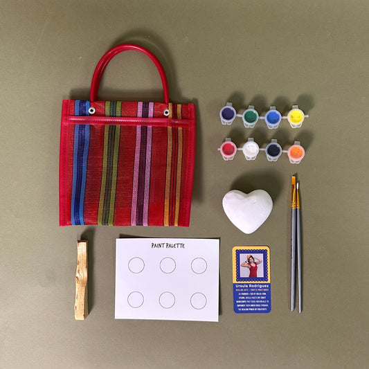 Mercadito Craft Kit: 3D Wooden Heart